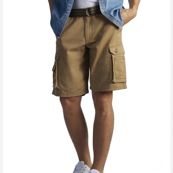 Lee Other - Lee Men's Khaki Cargo Utility Shorts Size 38